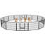 Panneaux de enclos pour chien multi-tailles en métal avec 2 portes-86603424