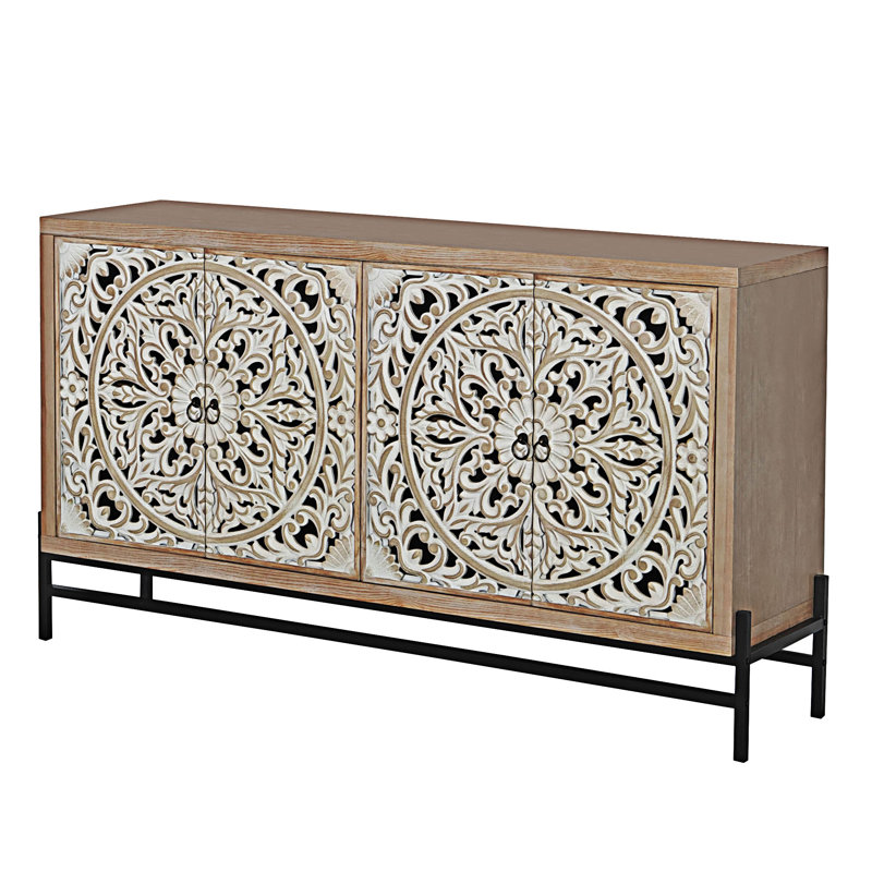 Armoire 4 portes en bois