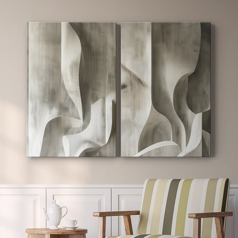 ABSTRACT Series CDLXX-Premium Gallery Wrapped Canvas -Ready to Hang, 27" H x 36" W