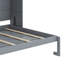 Lit escamotable double avec armoires supérieures