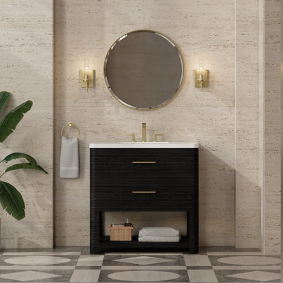 Lucian 36'' W Single Bathroom Vanity Base