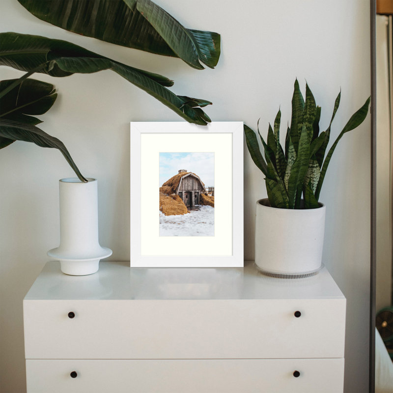 Collis White Wood Matte Picture Frame
