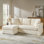 Wimberly 216cm W Slipcovered Down Fill Sofa with Interchangeable Chaise Lounge