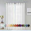 Rideaux transparents unis pour le salon et la chambre à coucher l 110 po x L 84 po-63856001