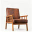Fauteuil moderne avec pieds robustes-915807503