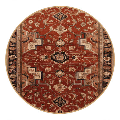 Tapis brun lavable à la machine