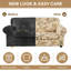 Housse de canapé imprimée pour canapé 3 places, housse extensible haute densité, housse de canapé 4 pièces avec trois housses de coussin séparées (motif fleurs épanouies).