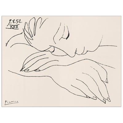 Pablo Picasso - No Frame Print on Wood