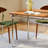 Jhaniah small household rectangular dining table