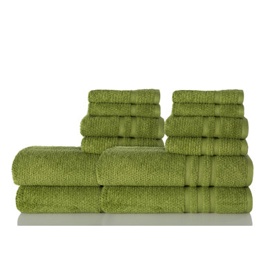 Ensemble de serviettes 12 pièces 100% coton zero torsion