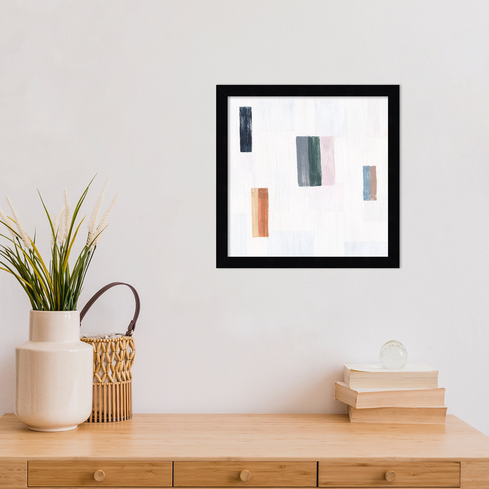 Somatic I Print by Vanna Lam, Black, 13" H x 13" W