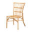 Chaise moderne en rotin de style bohémien