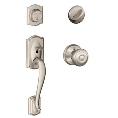 Camelot Single Cylinder Handleset & Georgian Knob