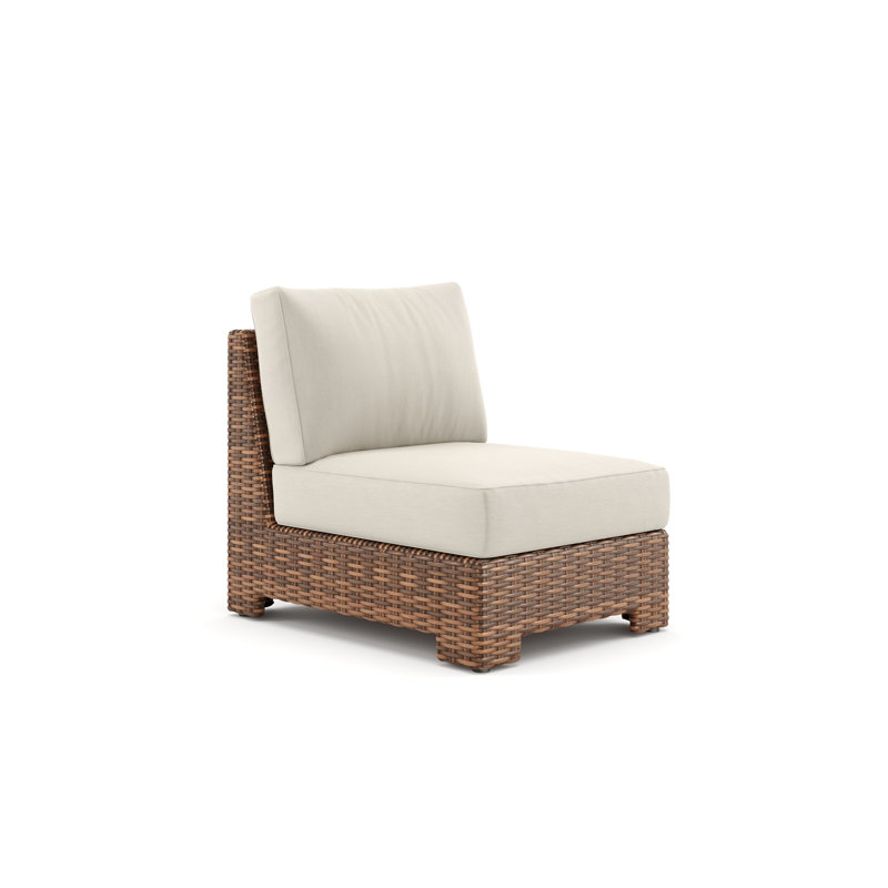 Chaise de patio avec coussins Sunbrella Nico