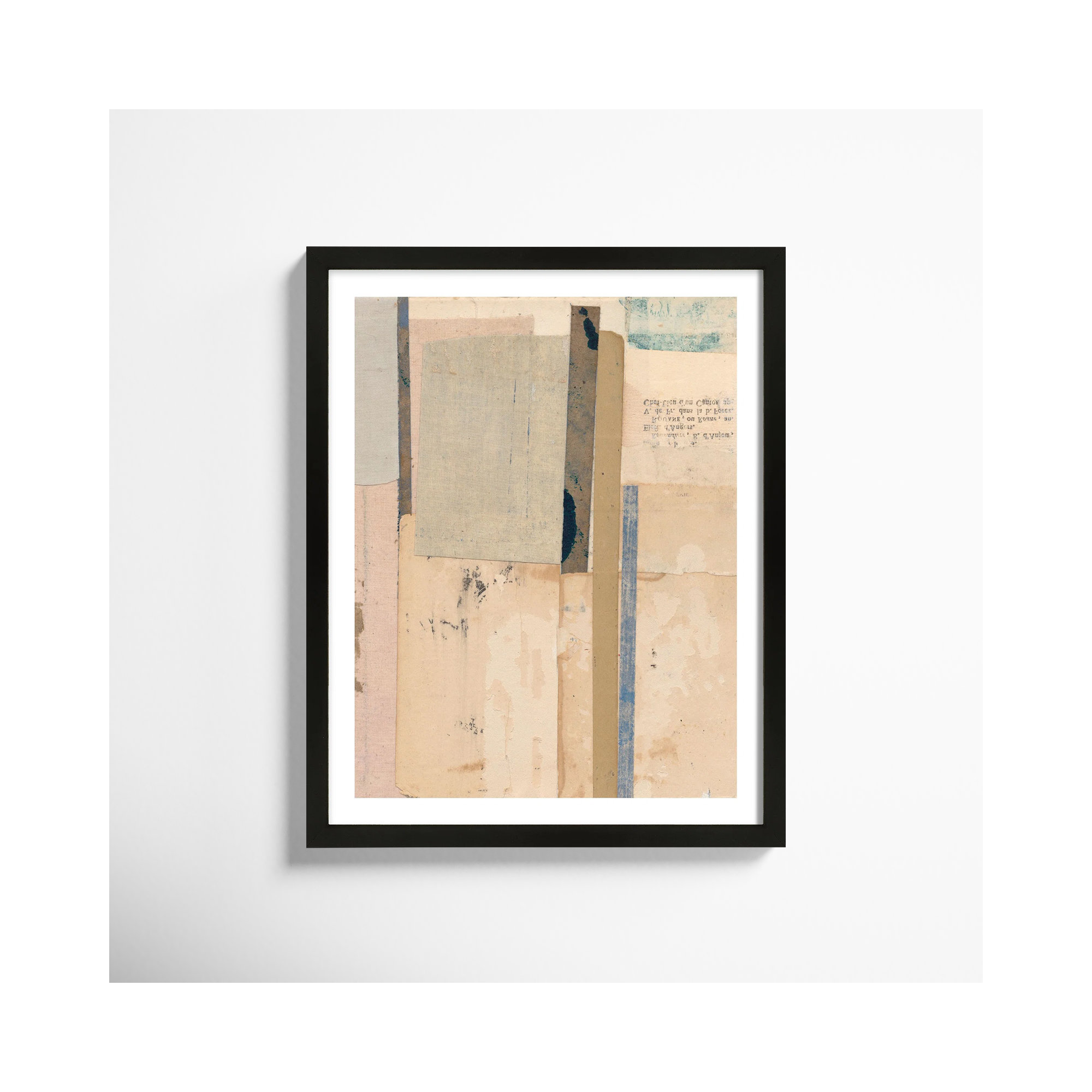 Go Softly by Sarah Short, Black, 50" H x 40" W x 1.25" D