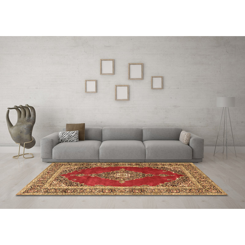 Tapis brun traditionnel Traditional 4489, Carré 4 pi
