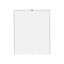 Table flottante, bureau, blanc