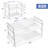3-Tier Horizontal Water Bottle Storage Rack