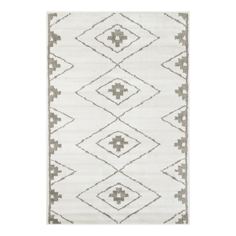 Latitude Run® Vefsna Nikolis Rug Ivory