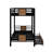 Twin XL Over Twin XL Metal Bunk Bed With Drawers-1838490515