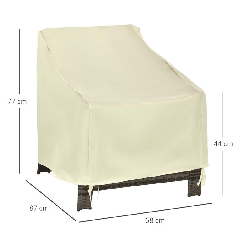 Ceceilia Outdoor Patio Chair Cover