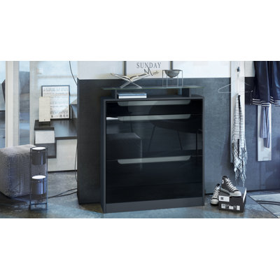 16 Pair Shoe Storage Cabinet