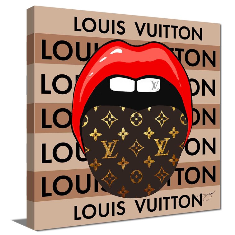 The Louis Vuitton Lips Diamond Painting -  %