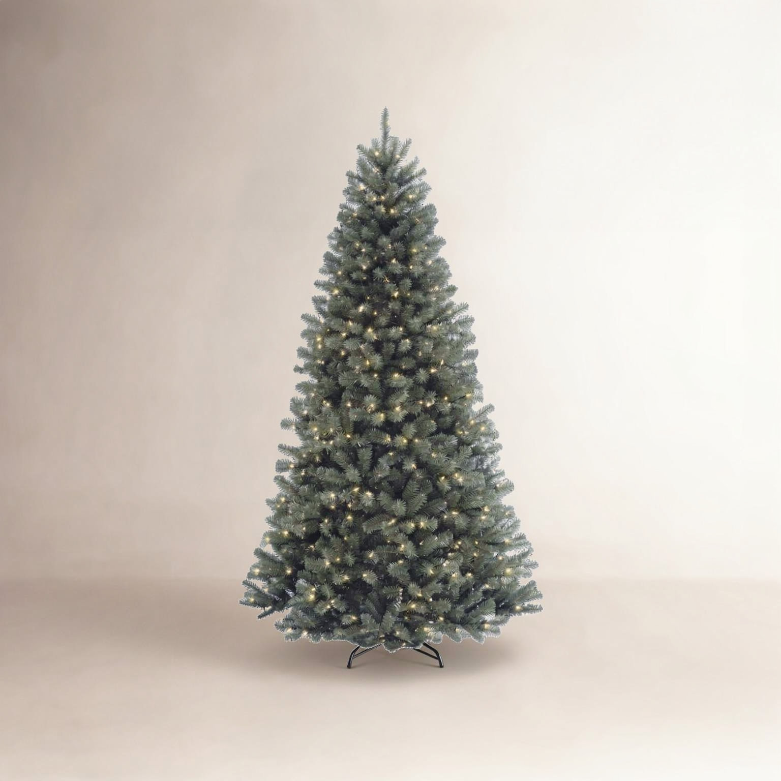 The Holiday Aisle® North Valley Blue Spruce Tree with Clear Lights, 108" H