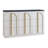 Modern 9 Drawer Dresser, Bedroom Dresser With Metal Handles-730655637