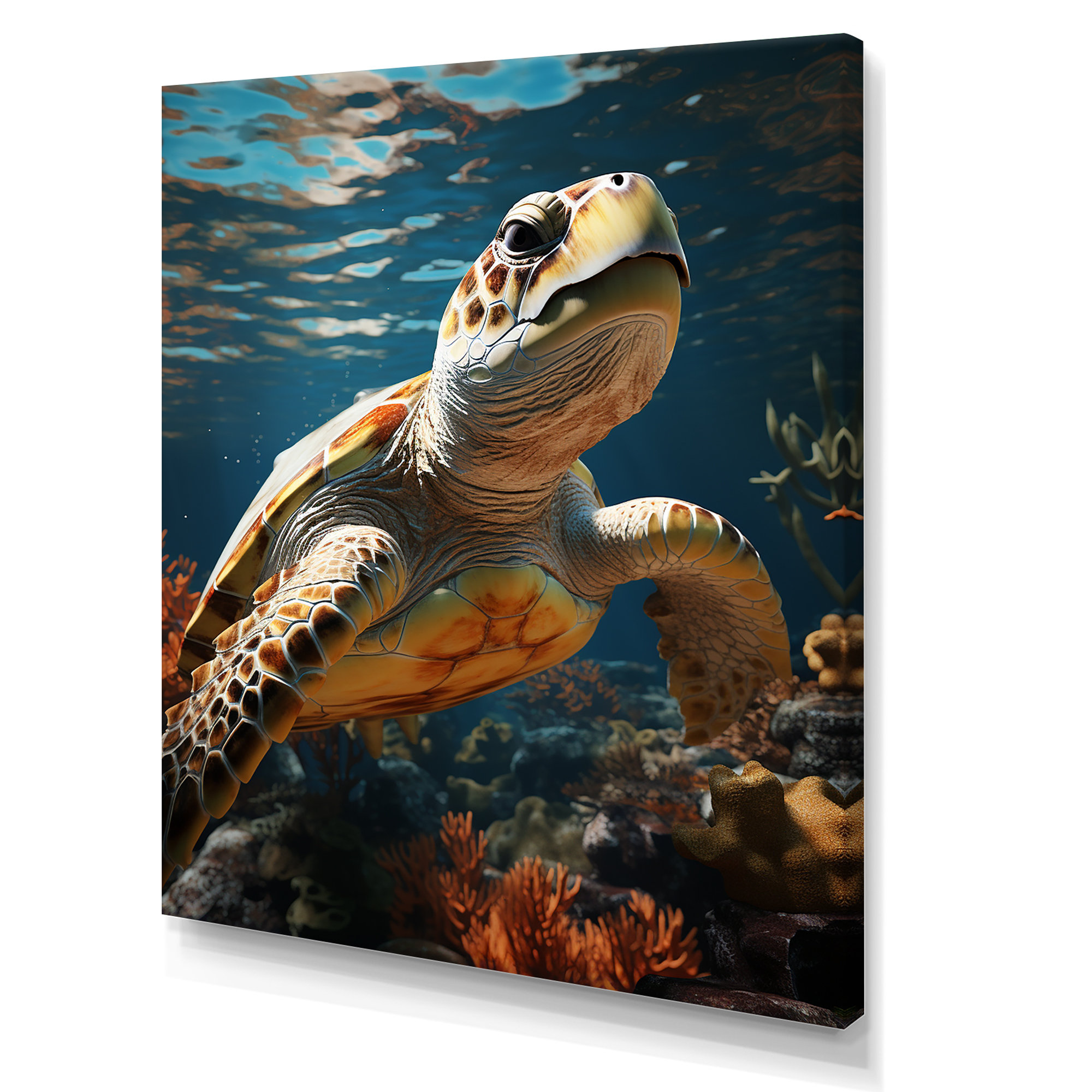 Bay Isle Home™ Whimsical Of A Turtle As An Ocean Explorer - Turtle ...