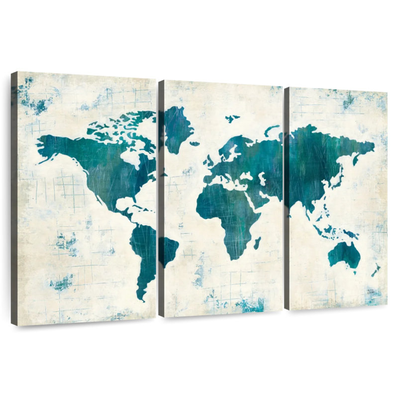 Aliaz Discover The World, 42" H x 65" W