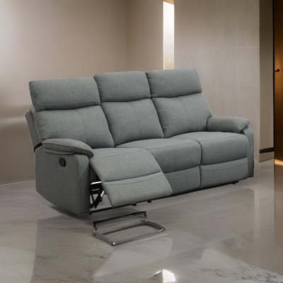 Aybri 74'' Upholstered Reclining Sofa
