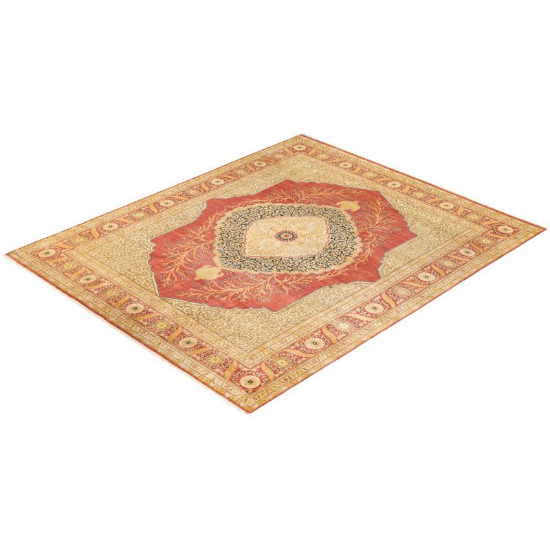 Classic One-of-a-Kind 8' 0" X 9' 10" Hand Knotted Area Rug
