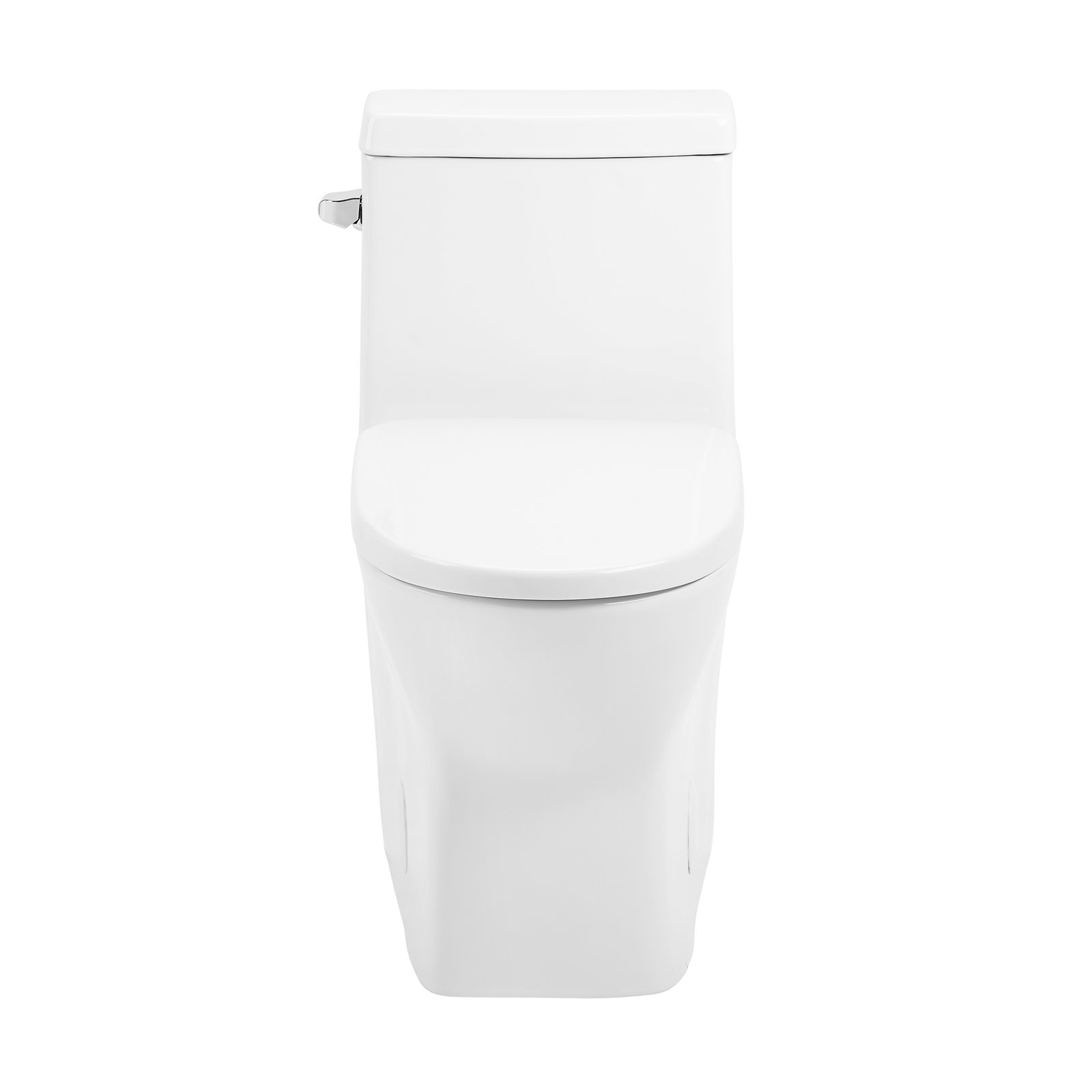 Sublime II One-Piece Round Toilet Dual-Flush 1.1/1.6 gpf, White, Left