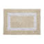 Ensemble de tapis pour salle de bain 2 pièces 100% coton 2370 g / m² Broshouse, tapis de salle de bain touffeté ultra moelleux, super absorbant certifié OEKO-TEX®, réversible, lavable à la machine, confort spa, sable / blanc-1961748648-1922298096