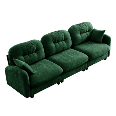 Three - Modular In , Soft Chenille Fabric, Cushion , Ergonomic Design And Elegant For Living Rooms Couch Chenille, Color, Design, Cushions Base Spaces