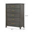 Commode 5 tiroirs Minela