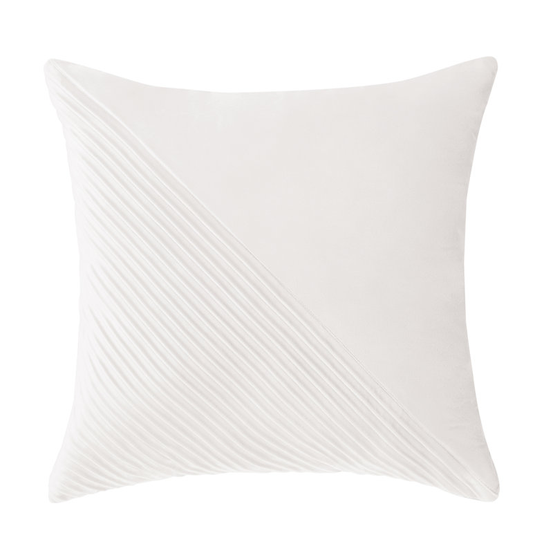 Coussin décoratif en polyester texturé