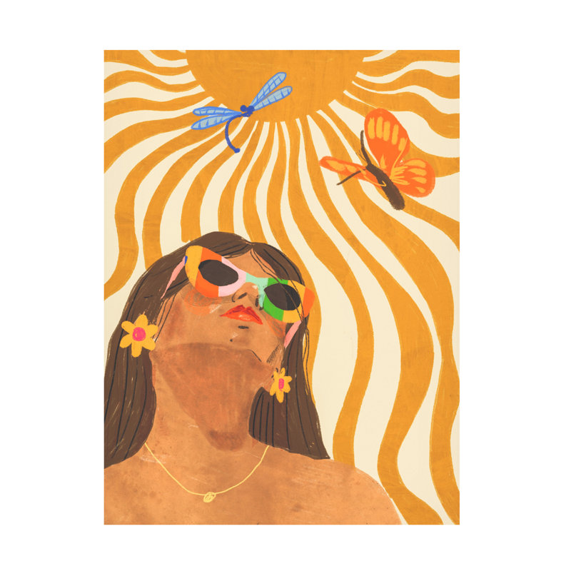 " Sunny " by Gigi Rosado, 19" H x 14" W x 2" D