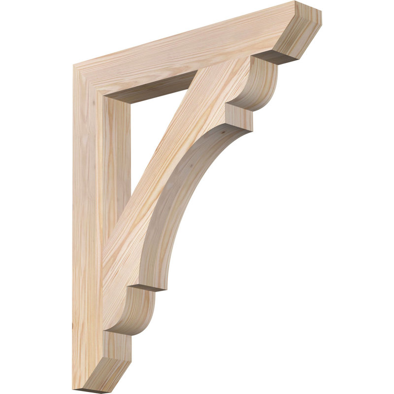Support latté 3 1/2 "x P 24" x H 28 ", sapin Douglas, Douglas (lisse), H 28 po x l 3,5 po x P 24 po