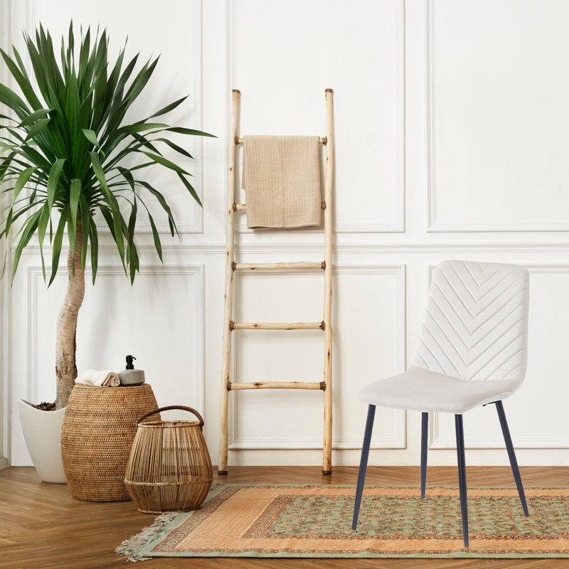 Chaise de salle à manger Ivenson, Crème, crème