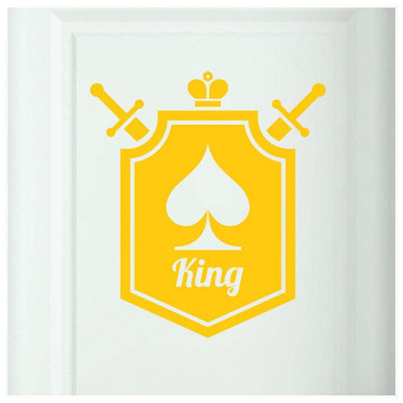 Wall Decal, Dark Yellow