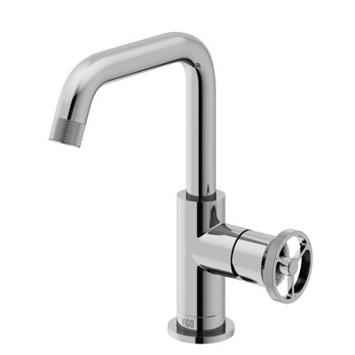 Robinet pour salle de bain à un trou à poignée simple H 9 po Cass