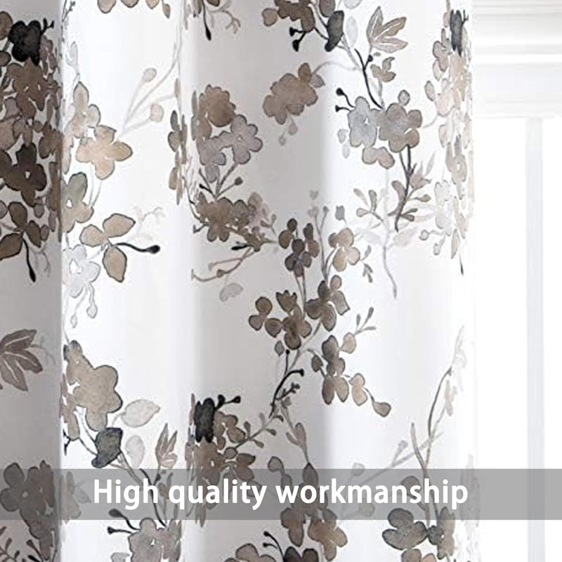 Bushton Blackout Curtain Pair, 52" W x 84" L
