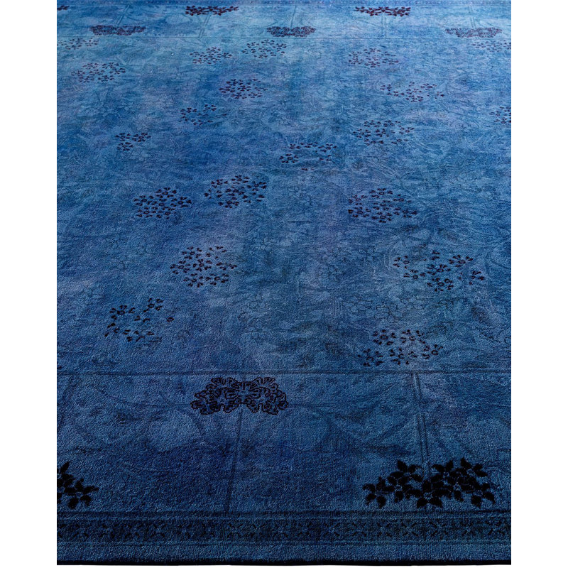 Overyed One-of-a-Kind Rectangle 8'1" X 10'1" Hand Knotted Area Rug