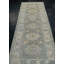 Tapis turc Oushak fait à la main 3 pi x 8 pi 3 po