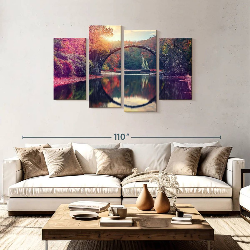 Lilie Sunset At Devil's Bridge, 48" H x 75" W
