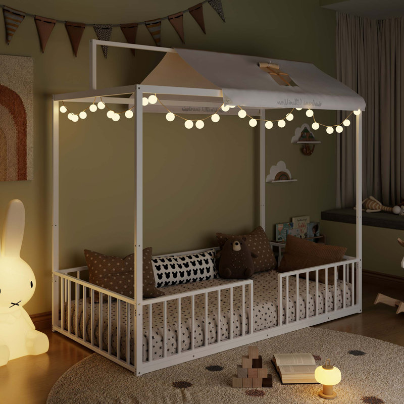 Lit de sol convertible 3-en-1 Montessori