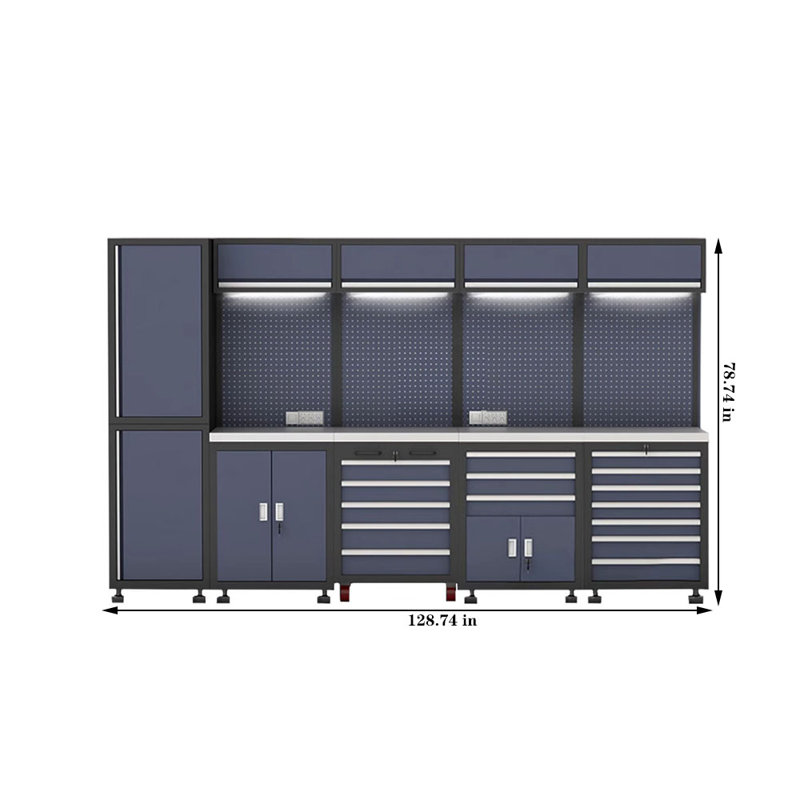 Système de rangement complet pour garage atelier