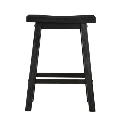 Alessandro Counter Stool with Solid Wood Frame